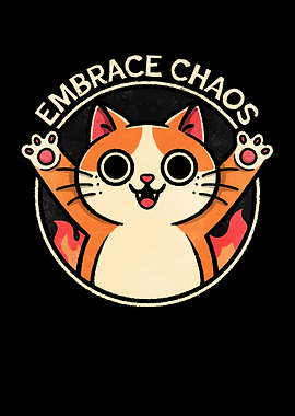 Embrace Chaos Cat