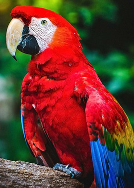 Scarlet Macaw Portrait