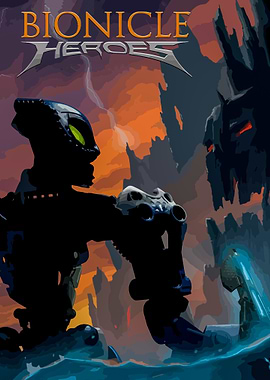 Bionicle Heroes Game Cover Art