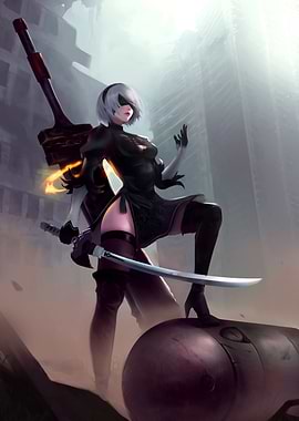 2B in a Post-Apocalyptic Setting
