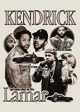 Kendrick Lamar Collage Art