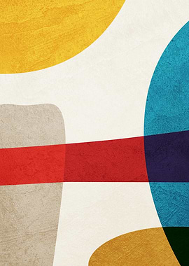 Abstract Geometric Shapes Art