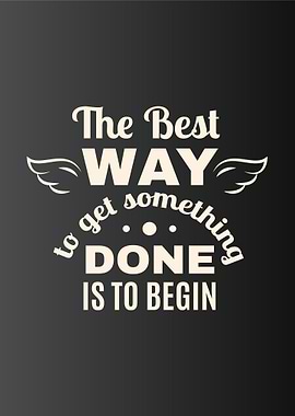 Inspirational Quote: The Best Way