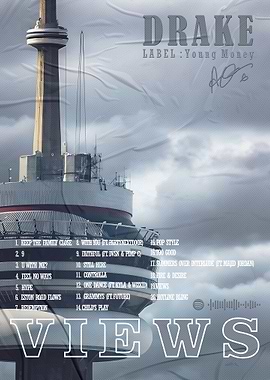 Drake Views Album Cover Views