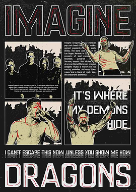 Imagine Dragons Poster Art
