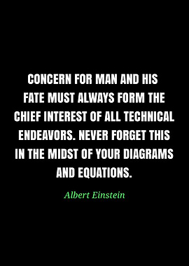 Einstein Quote on Technical Endeavors