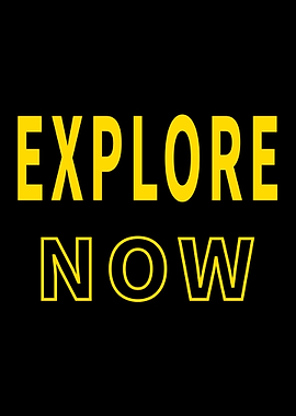 Explore Now Typography
