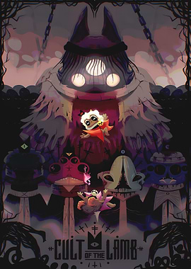 Cult of the Lamb Game Poster