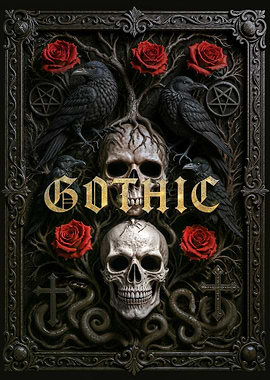 Skulls, Roses & Ravens