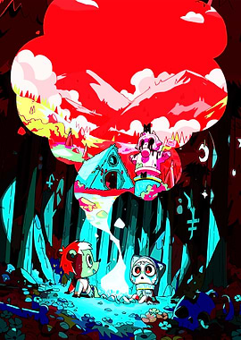 Cult of the Lamb stylized scene