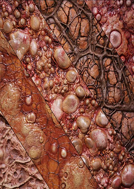 Organic Texture Collage