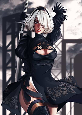 2B NieR Automata Fanart