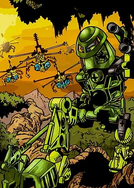 Bionicle Lewa Comic Art