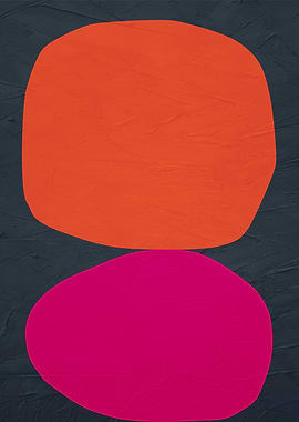 Abstract Shapes on Textured Background