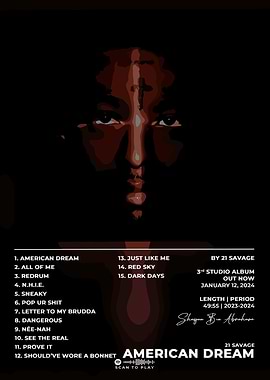 21 Savage - American Dream Album Art