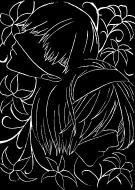 Monochrome Floral 2b