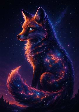 Cosmic Fox Portrait