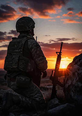 Soldier Sunset