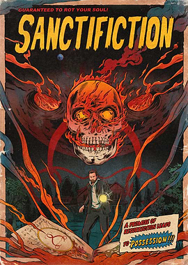 Sanctifiction: Horror Comic Book Cover Art