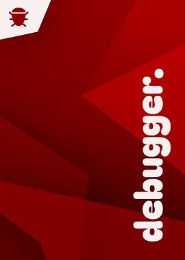 Debugger Abstract Red