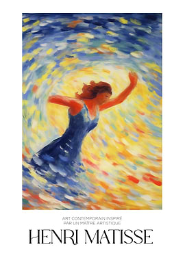 Henri Matisse Inspired Art Print