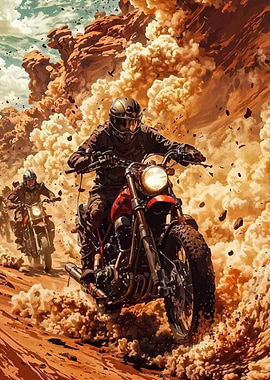 Motorcycle Desert Adventure