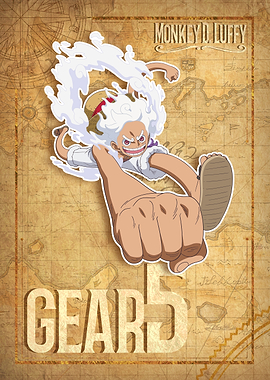 Luffy Gear 5: Powerful Fist!