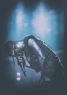 Travis Scott Performing Live on Stage