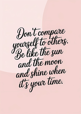 Inspirational Quote: Sun and Moon