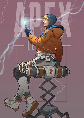 Apex Legends: Wattson with Electricity