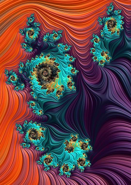 Colorful Fractal Abstract