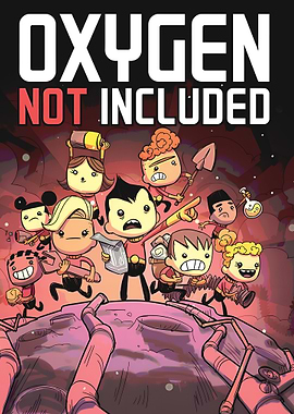 Oxygen Not Included Game Cover Art