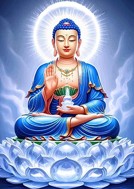 Buddha Meditation Lotus Flower