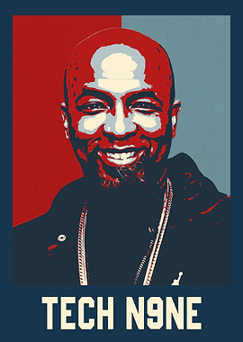 Tech N9ne Portrait Poster