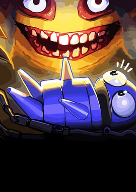 Monster and Robot Digital Art