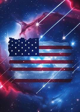 American Flag Space