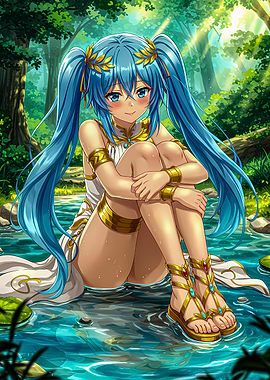 Anime Girl in Stream