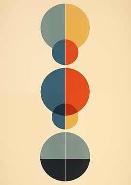 Vintage Circles Composition