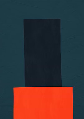 Abstract Color Block Painting