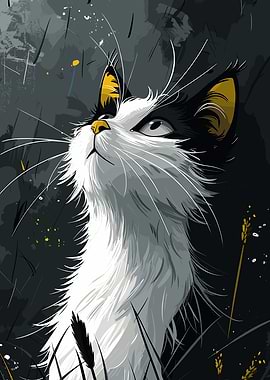 Elegant Cat Portrait