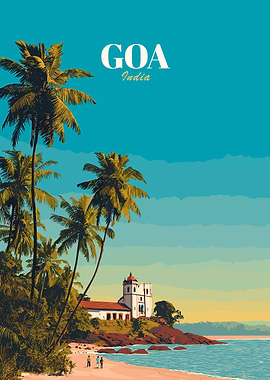 Goa, India Travel Poster
