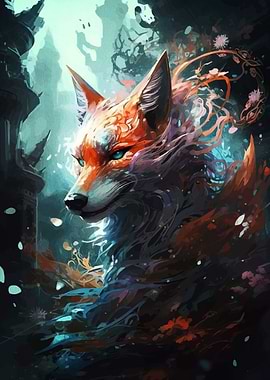 Mystical Fox Portrait