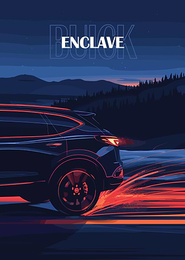 Buick Enclave at Night