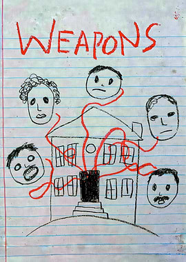 Weapons: House and Faces Drawing