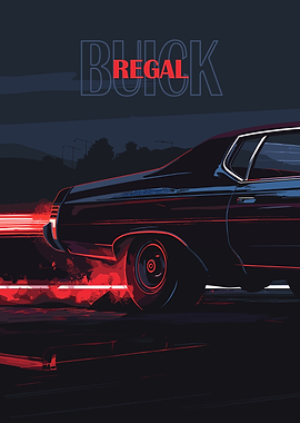 Buick Regal Car Illustration