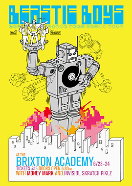 Beastie Boys World Tour Poster