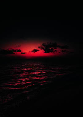 Red Sunset on the PCH