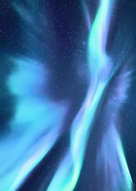 Aurora Borealis Night Sky