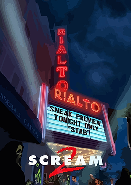 Scream 2 Rialto Theater Poster