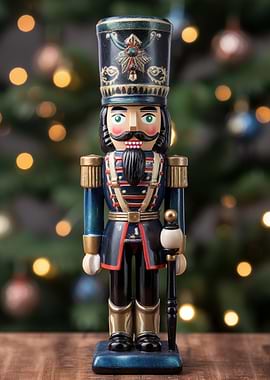 Festive Nutcracker Decoration